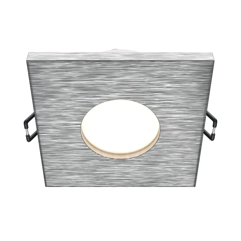 Downlight Incastrat Circular Stark Maytoni GU10, Argintiu, DL083-01-GU10-SQ-S, Germania