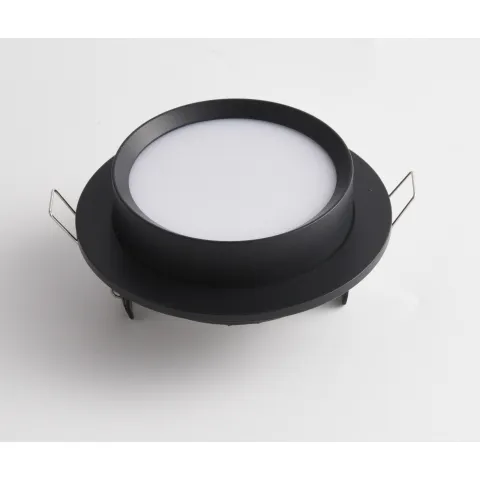 Downlight Incastrat Circular Hoop Maytoni GX53, Negru, DL086-GX53-RD-B, Germania