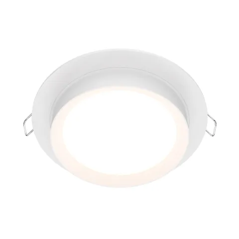 Downlight Incastrat Circular Hoop Maytoni GX53, Alb, DL086-GX53-RD-W, Germania