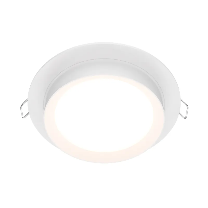 Downlight Incastrat Circular Hoop Maytoni GX53, Alb, DL086-GX53-RD-W, Germania