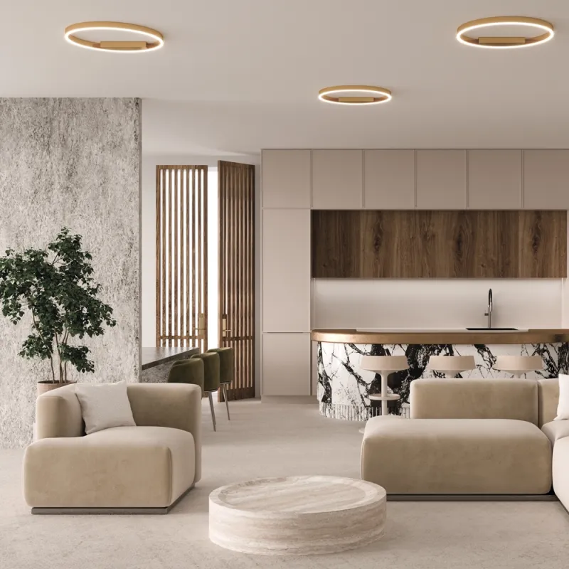 Lustra Plafon MOD058CL-L35BSK Rim Maytoni Germania, Modern, Led, Alamă