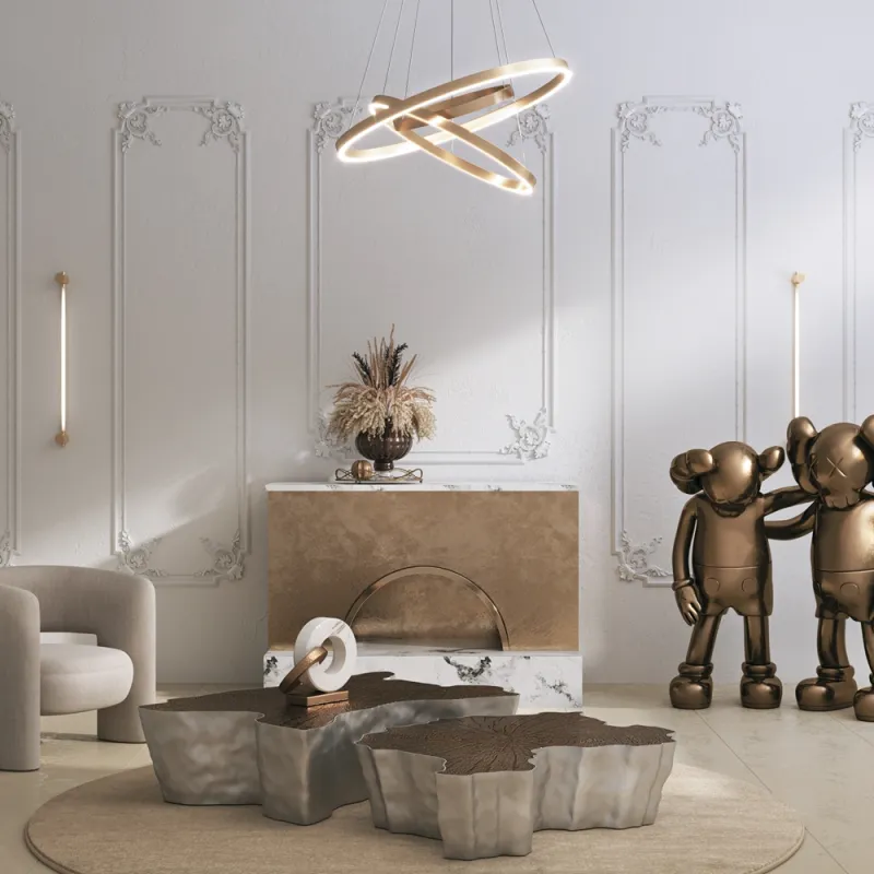 Lustra MOD058PL-L74BK Rim Maytoni Germania, Modern, Led, Negru