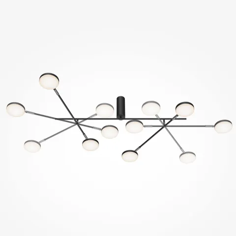 Lustra Plafon MOD070CL-L30B3K Fad Maytoni Germania, Modern, Led, Negru