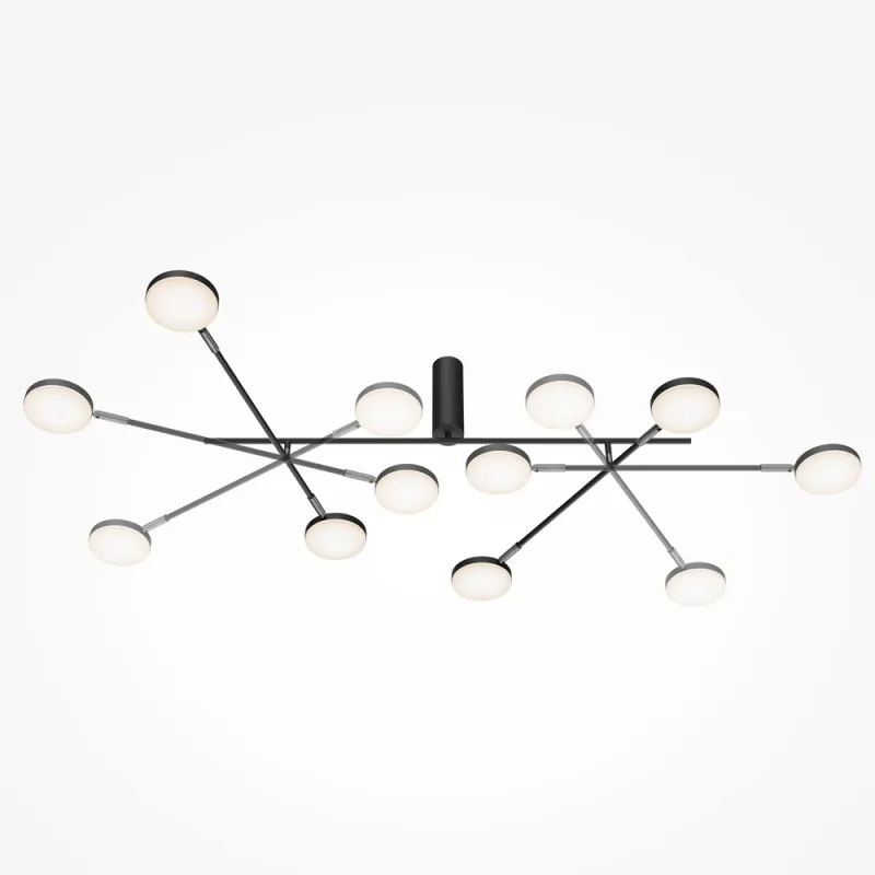 Lustra Plafon MOD070CL-L30B3K Fad Maytoni Germania, Modern, Led, Negru