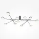 Lustra Plafon MOD070CL-L30B3K Fad Maytoni Germania, Modern, Led, Negru