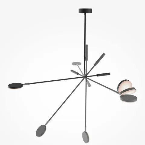 Pendul MOD070CL-L8B3K Fad Maytoni Germania, Modern, Led, Negru