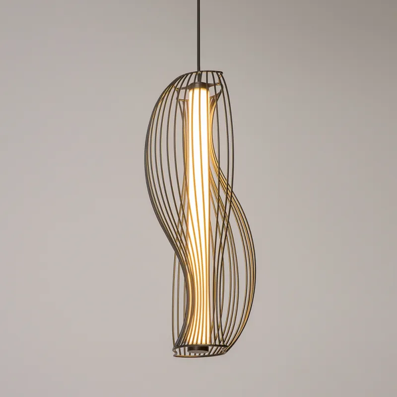 Pendul MOD263PL-L20B3K Shadows Of The Past Maytoni Germania, Modern, Led, Negru