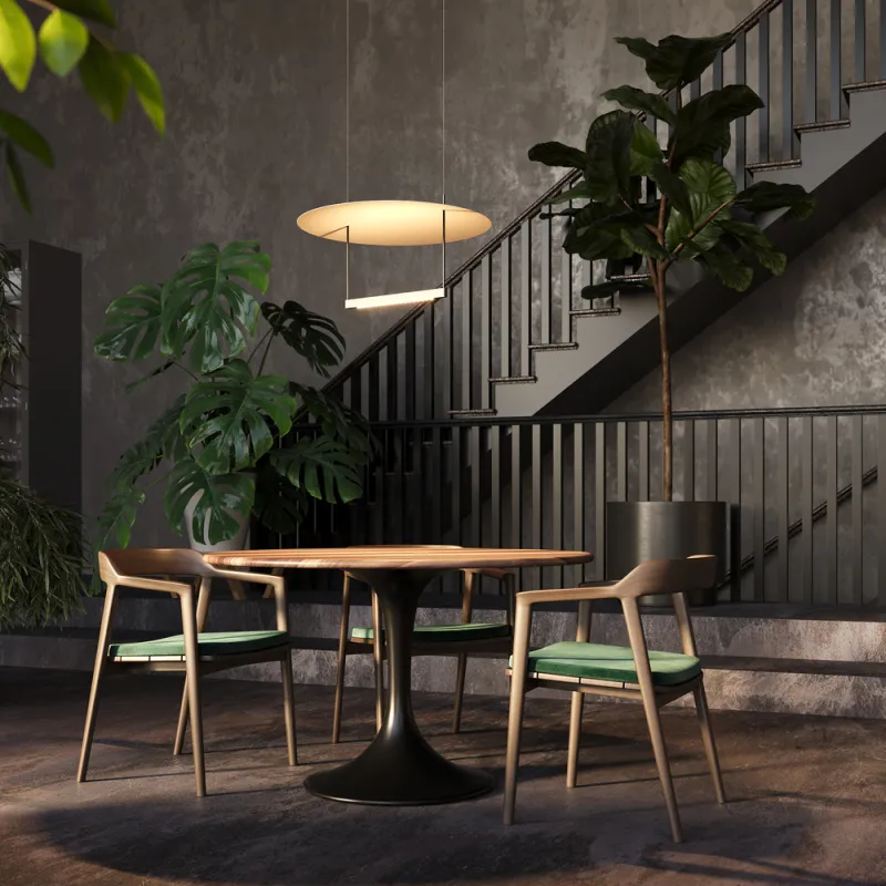 Pendul MOD280PL-L30B3K1 Ambience Maytoni Germania, Modern, Led, Negru