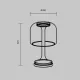 Veioza MOD286TL-L18B3K Spirito Maytoni Germania, Modern, Led, Negru