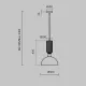 Pendul MOD302PL-01GR1 Antic Maytoni Germania, Modern, E27, Auriu