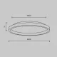 Plafoniera MOD311CL-L27B3K Orign Maytoni Germania, Modern, Led, Negru