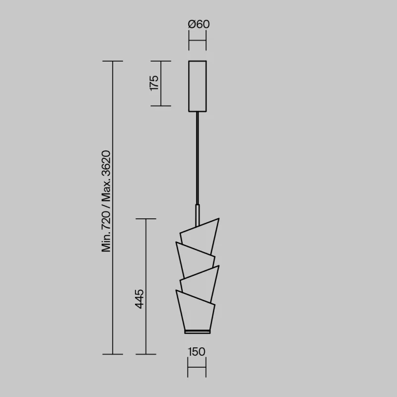 Lampadar MOD374PL-L28W3K Seoul Maytoni Germania, Modern, Led, Alb