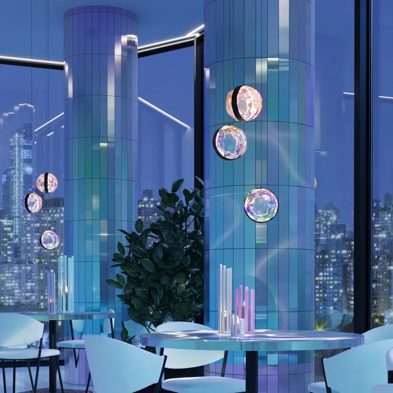 Pendul MOD379PL-L6B2.7K Misterio Maytoni Germania, Modern, Led, Negru