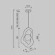 Pendul MOD380PL-01GR Opus Maytoni Germania, Modern, G9, Gri
