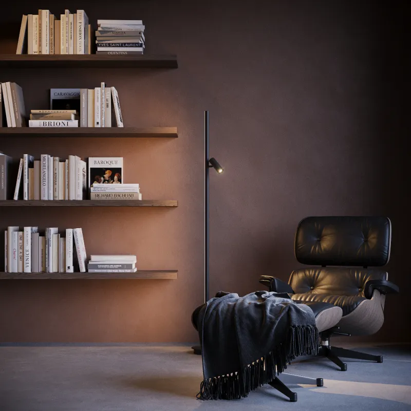 Lampadar MOD395FL-L28B3K Thin Maytoni Germania, Modern, Led, Negru