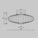 Aplica MOD555WL-L4G3K Amulet Maytoni Germania, Modern, Led, Auriu