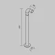 Stâlp O477FL-L2GF3K Sleek Maytoni Germania, Modern, Led, Graphite