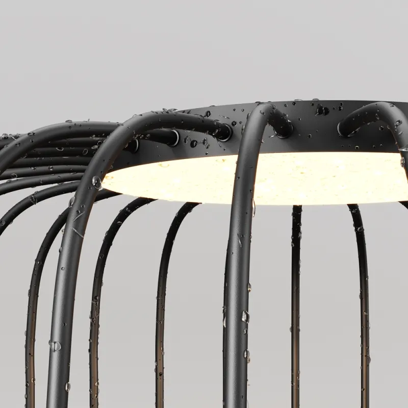 Lampadar O478FL-L18GF3K Wisp Maytoni Germania, Modern, Led, Graphite