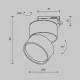 Downlight 1 Fază TR007-1-12W3K-B-1 Onda Maytoni Germania, Modern, Led, Negru