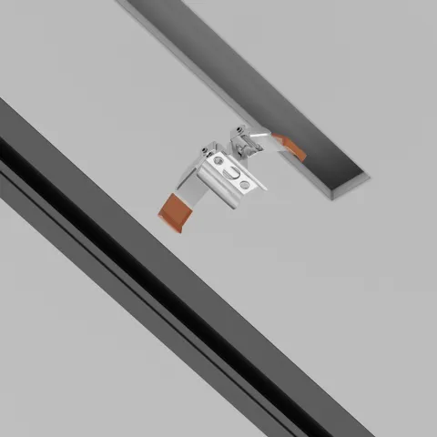 Accesoriu Șina 1 Fază TRA002HR-11B Accessories For Tracks Unity Maytoni Germania, Minimalist, Argintiu
