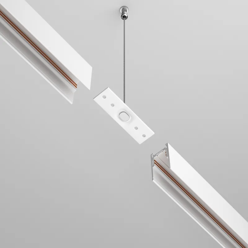 Prelungitor Mecanic Șina Magnetică TRA034C-21W Accessories For Tracks Exility Maytoni Germania, Modern, Alb