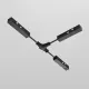 T Electric Șina Magnetică TRA034CWT-42B-DE Accessories For Tracks Exility Maytoni Germania, Modern, Negru