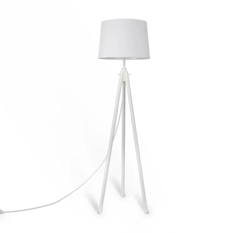 Lampadar Calvin Maytoni E27, Alb, Z177FL-01W, Germania