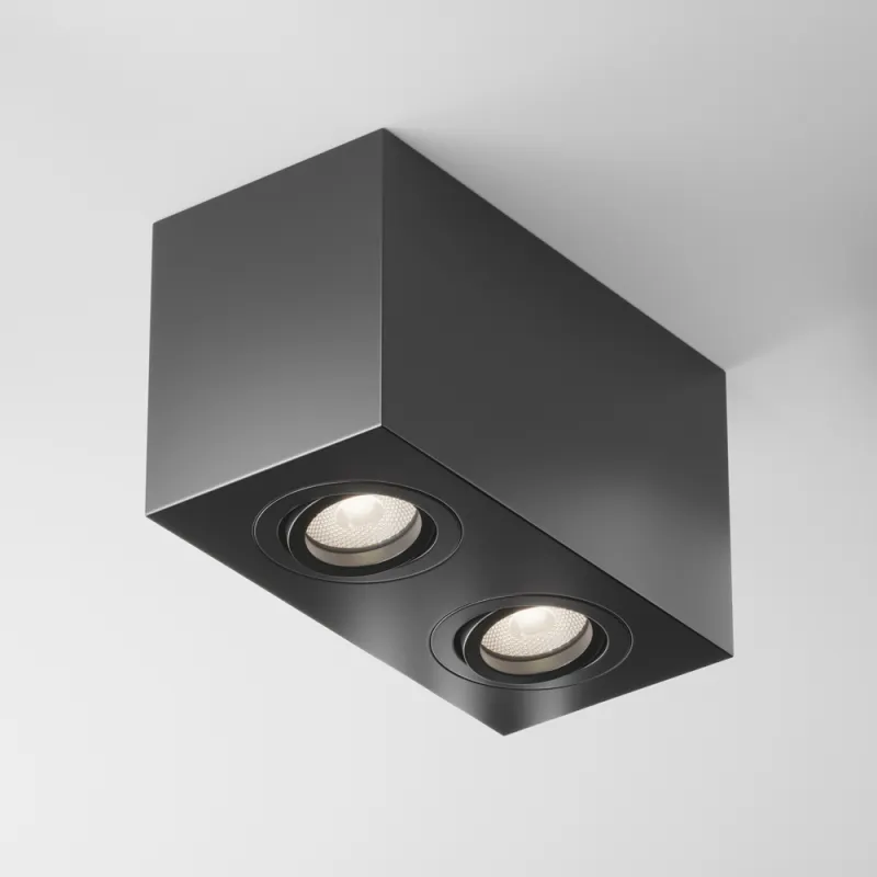 Downlight Aplicat Atom C017CL-02B Maytoni GU10, Negru, Germania