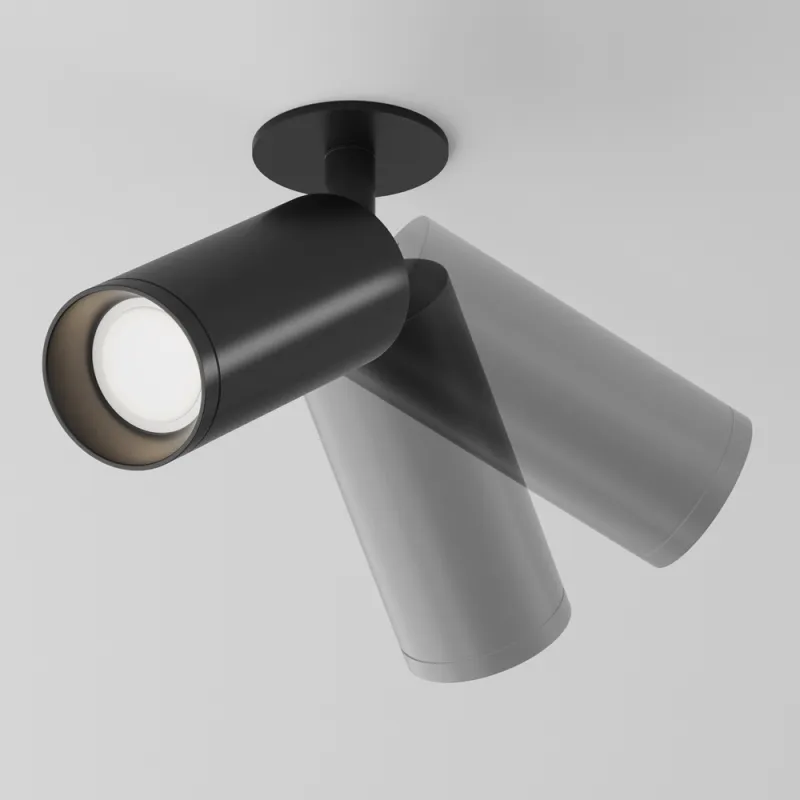 Downlight Incastrat Focus C018CL-01B Maytoni GU10, Negru, Germania