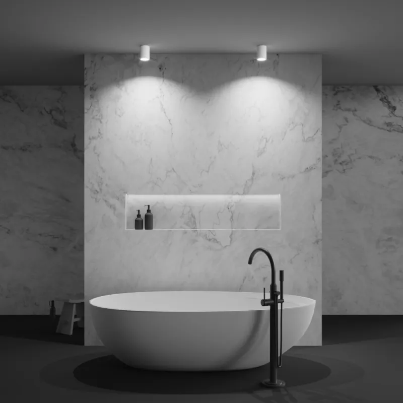 Downlight Aplicat Zoom C029CL-01W Maytoni GU10, Alb, Germania