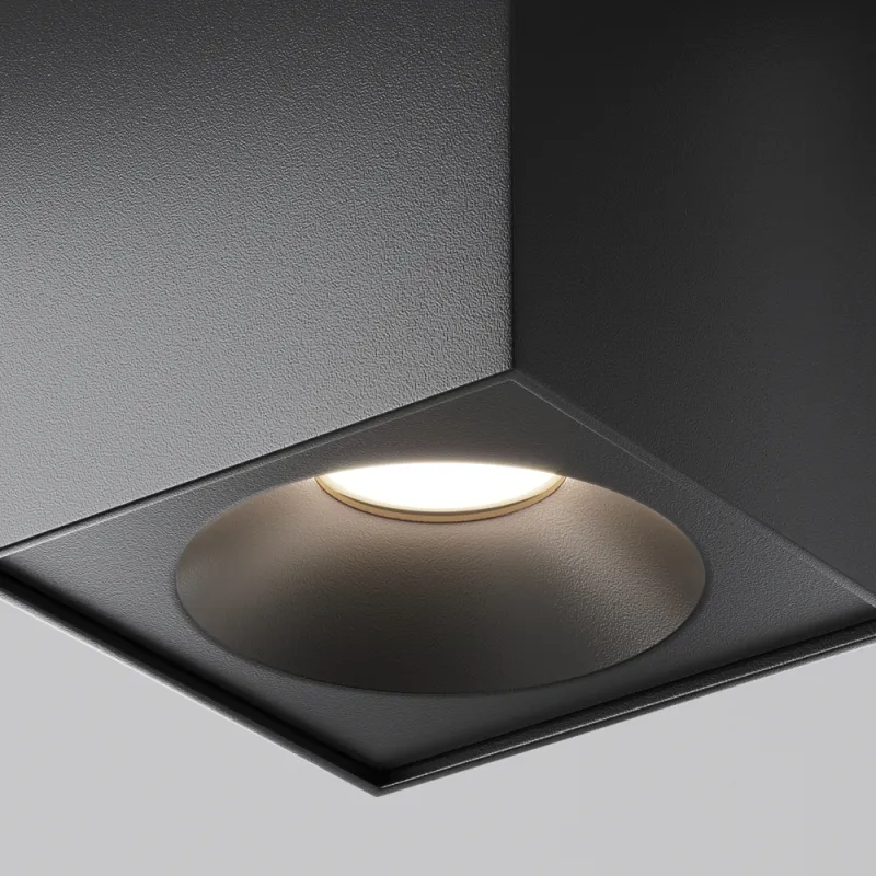 Downlight Aplicat Zoom C030CL-01B Maytoni GU10, Negru, Germania