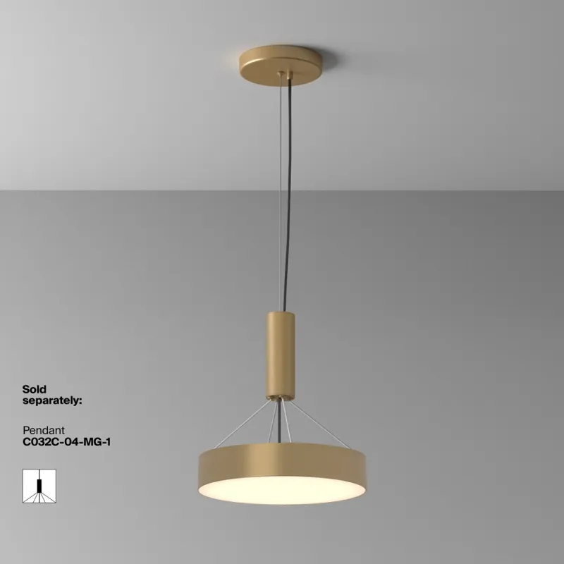 Plafoniera Zon C032CL-36W3K-RD-MG Maytoni LED, Auriu, Germania