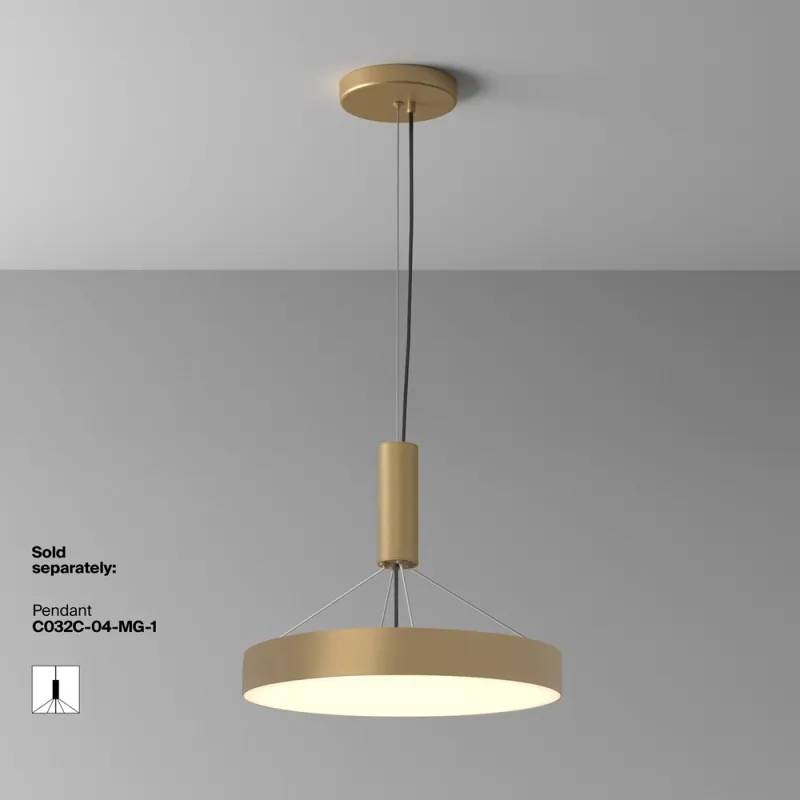 Plafoniera Zon C032CL-45W3K-RD-MG Maytoni LED, Auriu, Germania