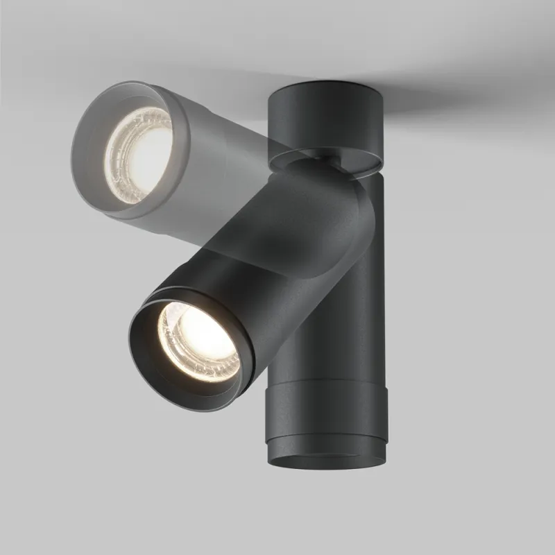 Downlight Aplicat Focus Zoom C055CL-L12W4K-Z-B Maytoni LED, Negru, Germania
