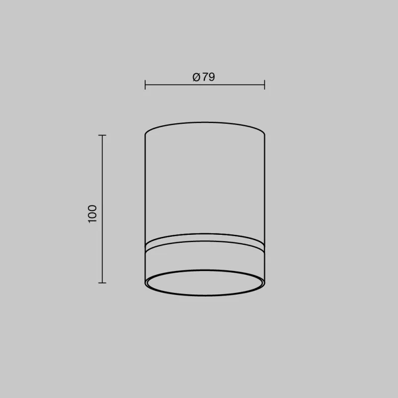 Downlight Aplicat Orlo C085CL-9W4K-W Maytoni LED, Alb, Germania