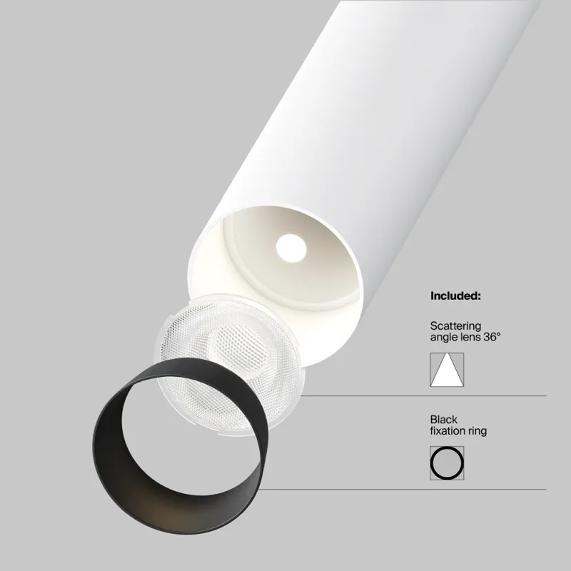 Downlight Incastrat Focus T C140TRS-L300-7W3K-W Maytoni LED, Alb, Germania