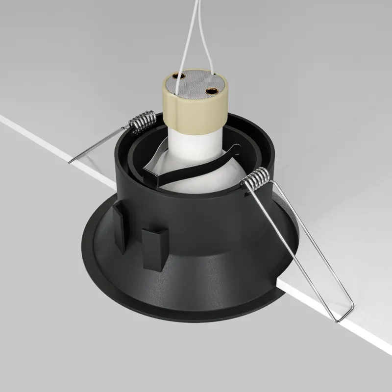 Downlight Incastrat Dot DL028-2-01B Maytoni GU10, Negru, Germania