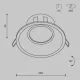 Downlight Incastrat Dot DL028-2-01B Maytoni GU10, Negru, Germania