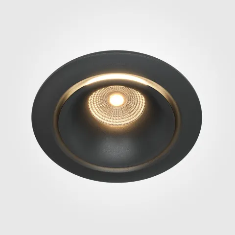 Downlight Incastrat Yin DL031-L12W3K-D-B Maytoni LED, Negru, Germania