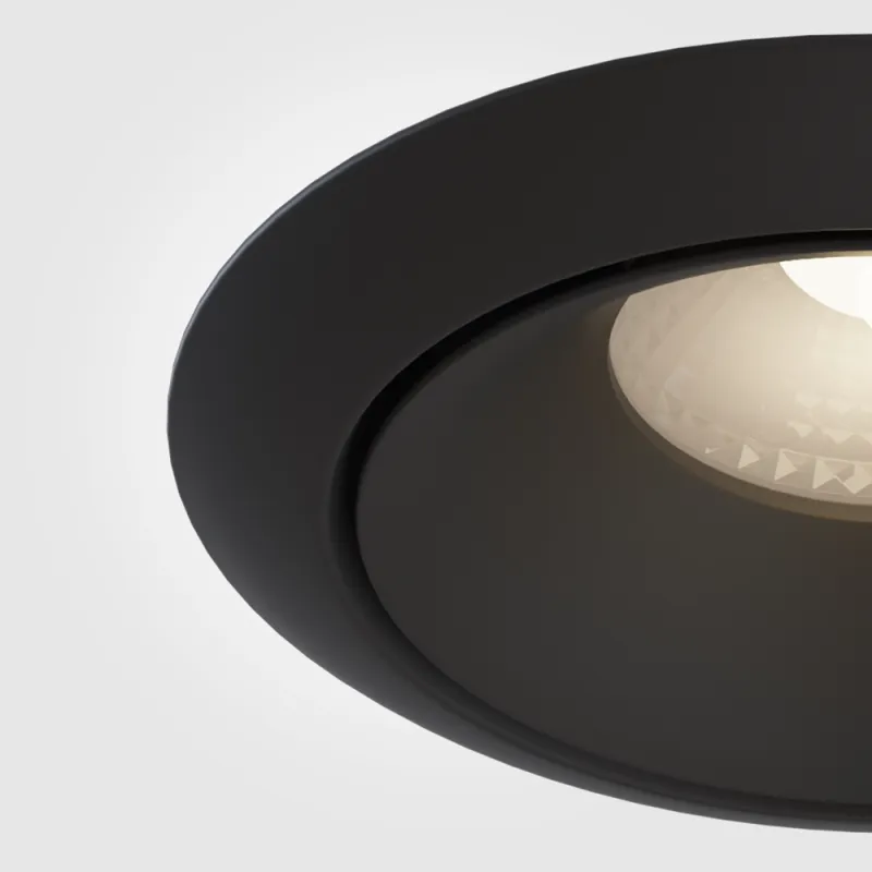 Downlight Incastrat Yin DL031-L12W3K-D-B Maytoni LED, Negru, Germania