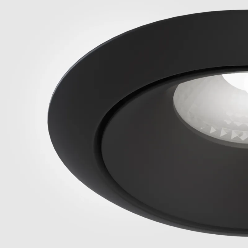 Downlight Incastrat Yin DL031-L12W4K-D-B Maytoni LED, Negru, Germania