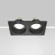 Downlight Incastrat Baie Zoom DL033-2-02B Maytoni GU10, Negru, Germania