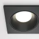Downlight Incastrat Baie Zoom DL033-2-02B Maytoni GU10, Negru, Germania
