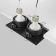Downlight Incastrat Baie Zoom DL033-2-02B Maytoni GU10, Negru, Germania