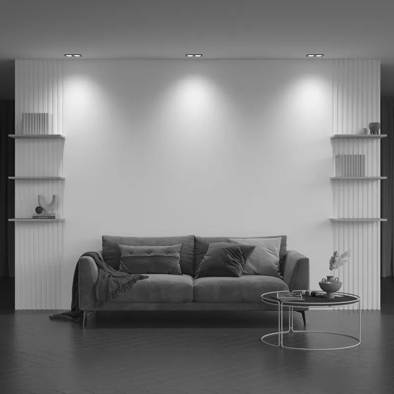 Downlight Incastrat Baie Zoom DL033-2-02B Maytoni GU10, Negru, Germania