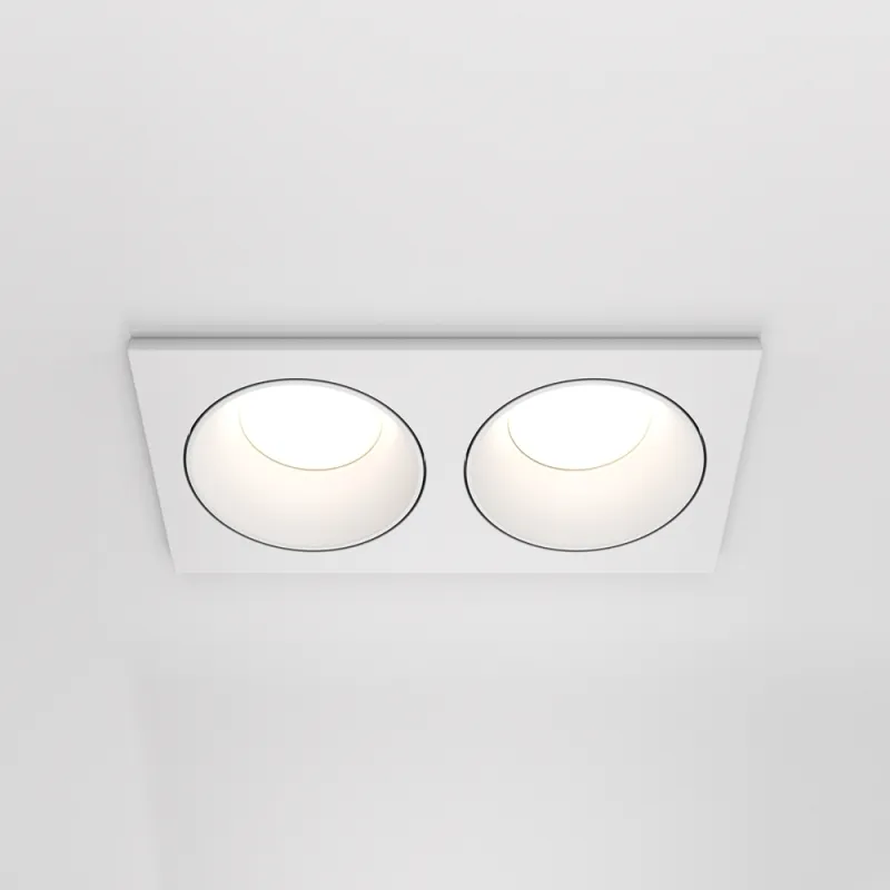 Downlight Incastrat Baie Zoom DL033-2-02W Maytoni GU10, Alb, Germania