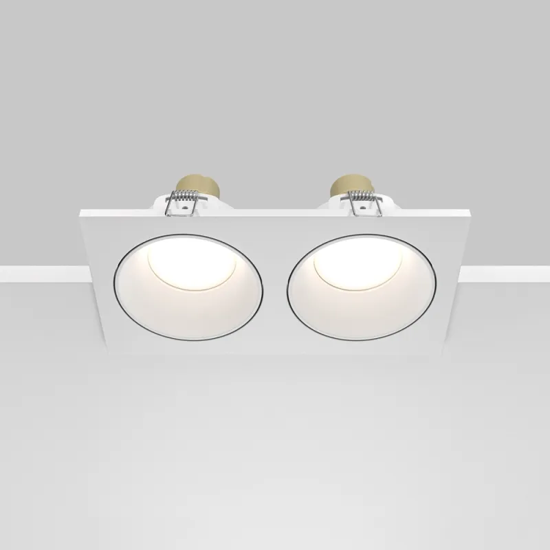 Downlight Incastrat Baie Zoom DL033-2-02W Maytoni GU10, Alb, Germania