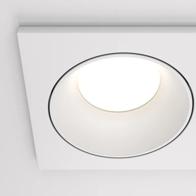 Downlight Incastrat Baie Zoom DL033-2-02W Maytoni GU10, Alb, Germania