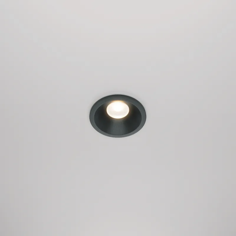 Downlight Incastrat Baie Zoom DL034-01-06W3K-D-B Maytoni LED, Negru, Germania