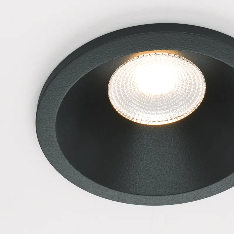 Downlight Incastrat Baie Zoom DL034-01-06W3K-D-B Maytoni LED, Negru, Germania